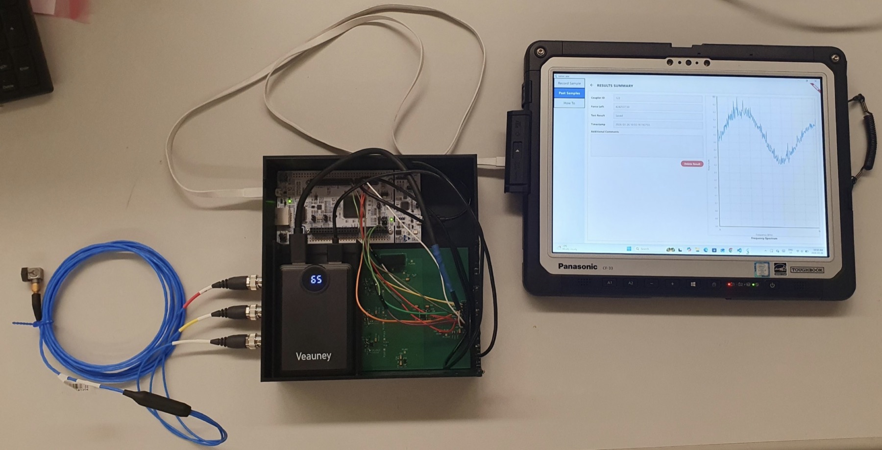 Train Coupler Strength & Status Diagnostic System visual